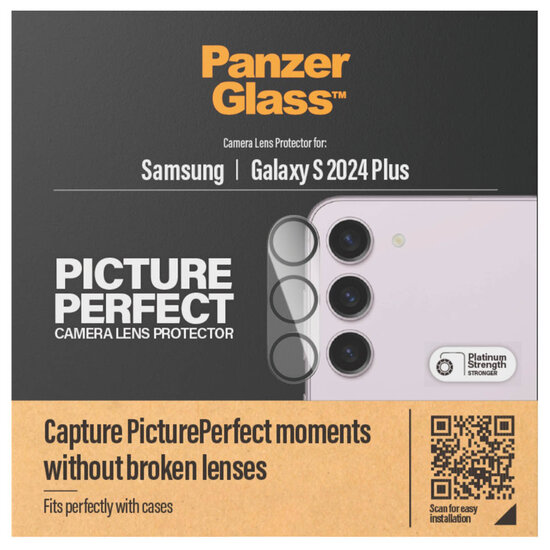 PanzerGlass - Camera Protector voor Samsung Galaxy S24 Plus - Transparent