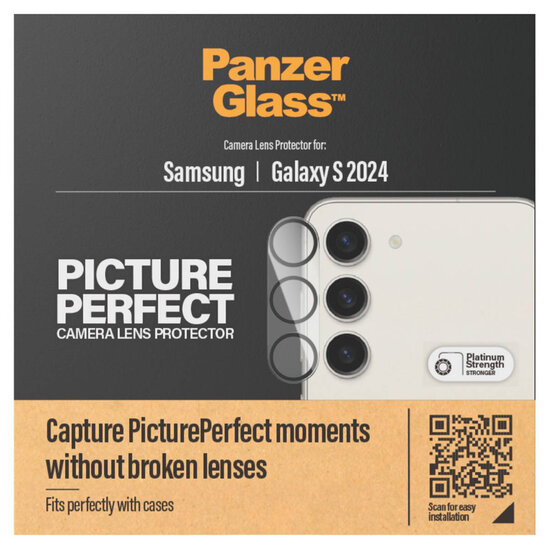 PanzerGlass - Camera Protector voor Samsung Galaxy S24 - Transparent