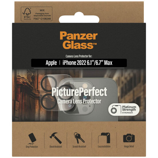 PanzerGlass - Camera Protector voor Apple iPhone 14 / 14 Plus - Transparent