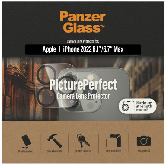 PanzerGlass - Camera Protector voor Apple iPhone 14 / 14 Plus - Transparent