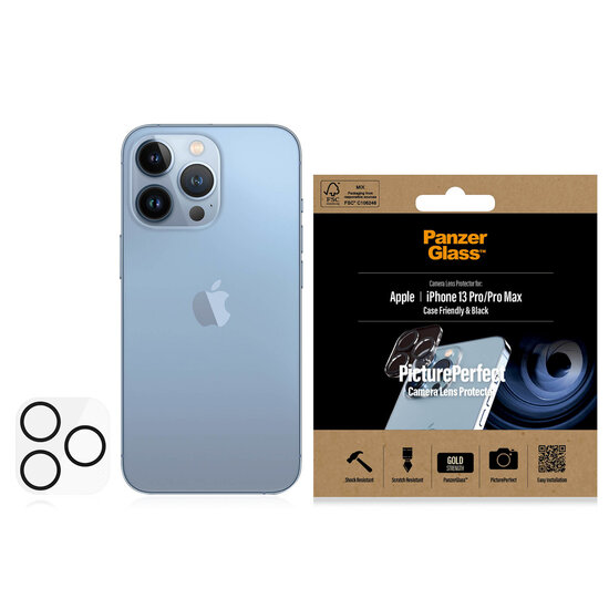 PanzerGlass - Camera Protector voor Apple iPhone 13 Pro / 13 Pro Max - Transparent