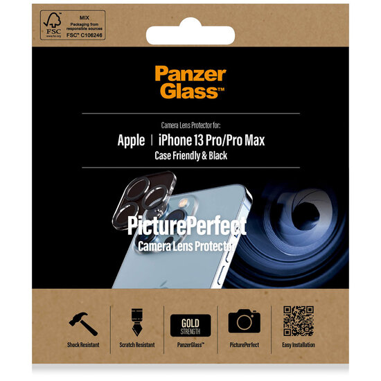 PanzerGlass - Camera Protector voor Apple iPhone 13 Pro / 13 Pro Max - Transparent