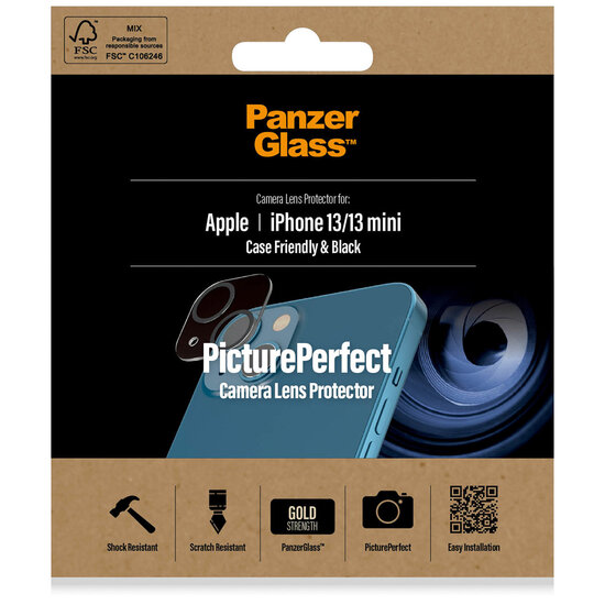 PanzerGlass - Camera Protector voor Apple iPhone 13 / 13 Mini - Transparent