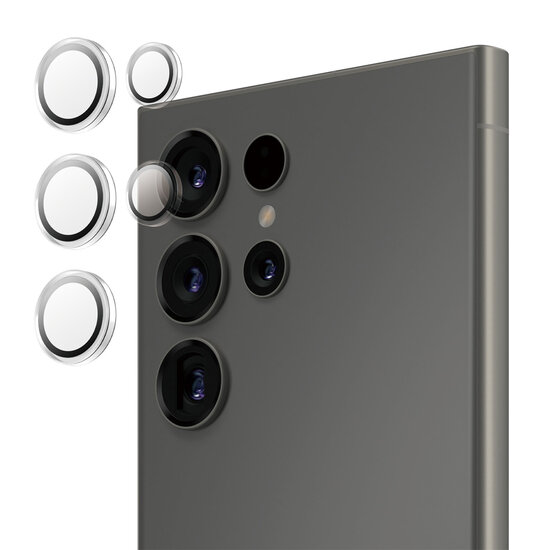 PanzerGlass - Camera Protector Hoops Optic Rings voor Samsung Galaxy S25 Ultra - Transparent