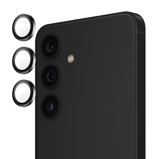 PanzerGlass - Camera Protector Hoops Optic Rings voor Samsung Galaxy S25 Plus - Black