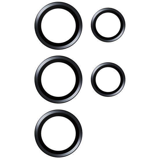 PanzerGlass - Camera Protector Hoops Optic Rings voor Samsung Galaxy S24 Ultra - Black