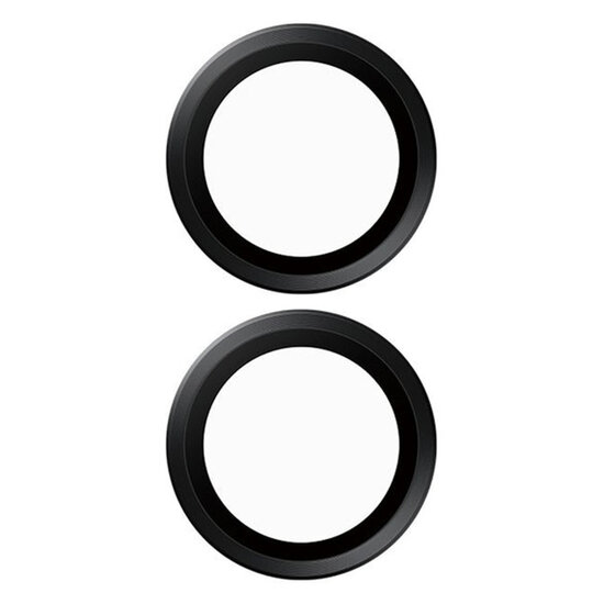 PanzerGlass - Camera Protector Hoops Optic Rings voor Apple iPhone 16 / 16 Plus - Black