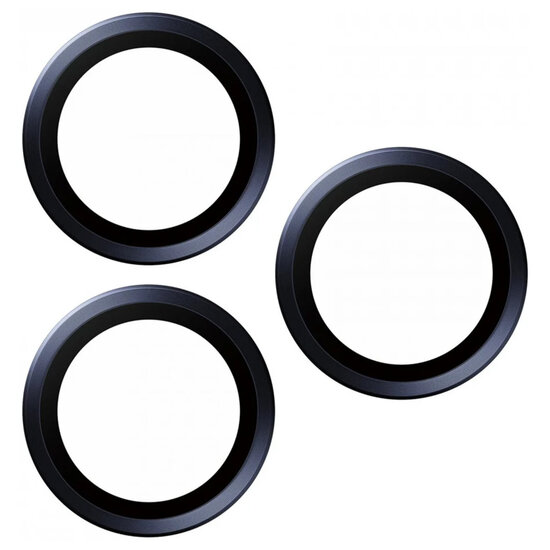 PanzerGlass - Camera Protector Hoops Optic Rings voor Apple iPhone 15 Pro / 15 Pro Max - Blue Titanium