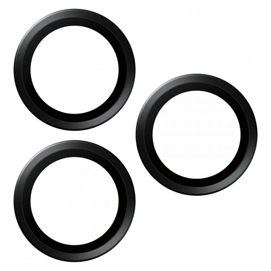 PanzerGlass - Camera Protector Hoops Optic Rings voor Apple iPhone 15 Pro / 15 Pro Max - Black Titanium