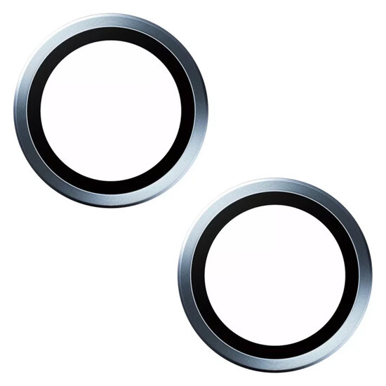 PanzerGlass - Camera Protector Hoops Optic Rings voor Apple iPhone 15 / 15 Plus - Blue