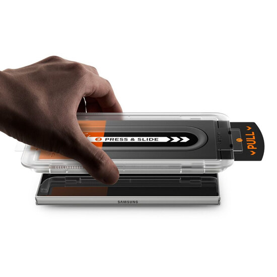 Spigen - EZ Fit Glas.tR met Applicator - 1 pack voor Samsung Galaxy Z Fold 7 - Transparent