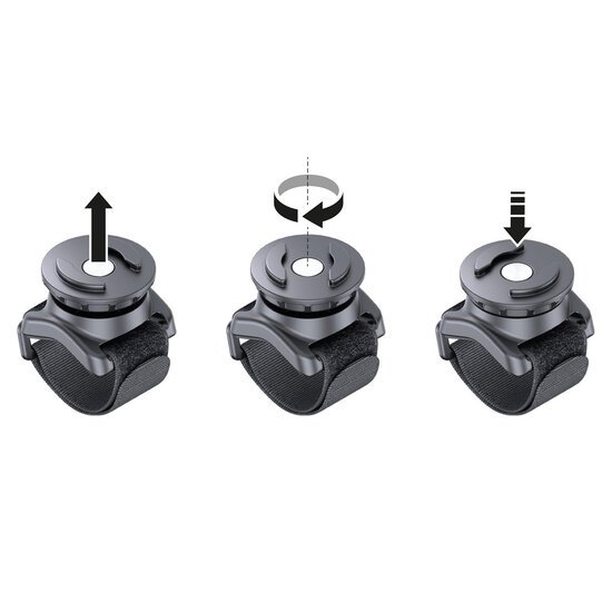 SP Connect - Universal Mount SPC+ - Telefoonhouder fiets - Universele houder voor SP Connect+ hoesjes - Black