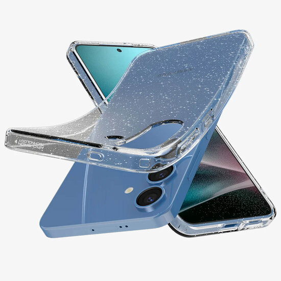 Spigen - Liquid Crystal Backcover voor Samsung Galaxy S25 Plus - Crystal Quartz