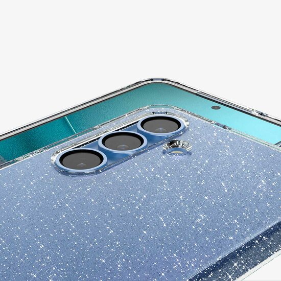 Spigen - Liquid Crystal Backcover voor Samsung Galaxy S25 Plus - Crystal Quartz