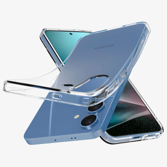 Spigen - Liquid Crystal Backcover voor Samsung Galaxy S25 Plus - Crystal Clear