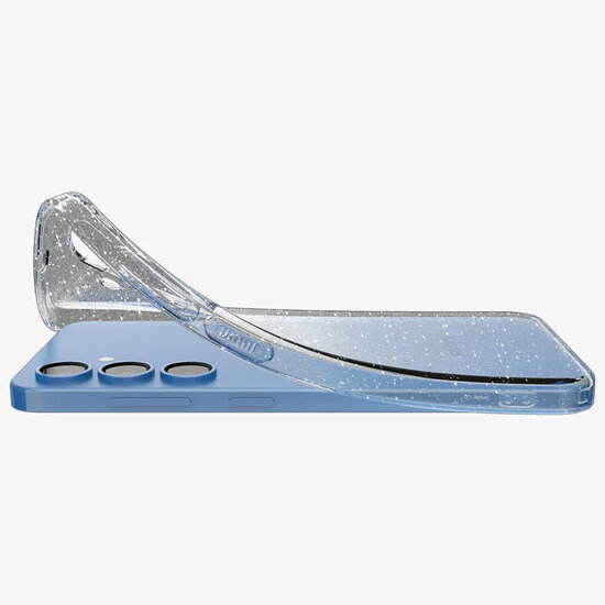 Spigen - Liquid Crystal Backcover voor Samsung Galaxy S25 - Crystal Quartz