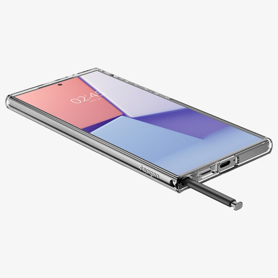 Spigen - Liquid Crystal Backcover voor Samsung Galaxy S24 Ultra - Crystal Clear