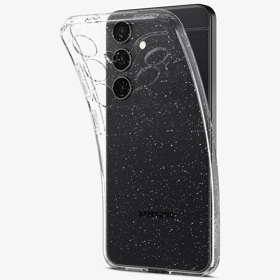 Spigen - Liquid Crystal Backcover voor Samsung Galaxy S24 Plus - Glitter Crystal Quartz
