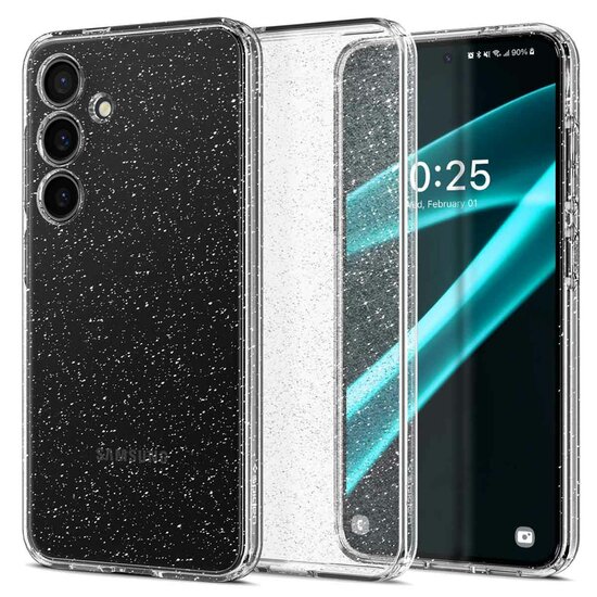 Spigen - Liquid Crystal Backcover voor Samsung Galaxy S24 Plus - Glitter Crystal Quartz
