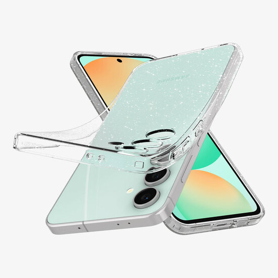 Spigen - Liquid Crystal Backcover voor Samsung Galaxy S24 FE - Crystal Quartz
