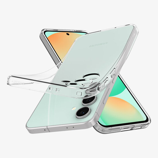 Spigen - Liquid Crystal Backcover voor Samsung Galaxy S24 FE - Crystal Clear