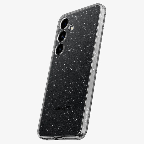 Spigen - Liquid Crystal Backcover voor Samsung Galaxy S24 - Glitter Crystal Quartz
