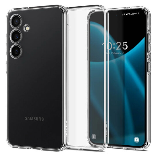Spigen - Liquid Crystal Backcover voor Samsung Galaxy S24 - Crystal Clear