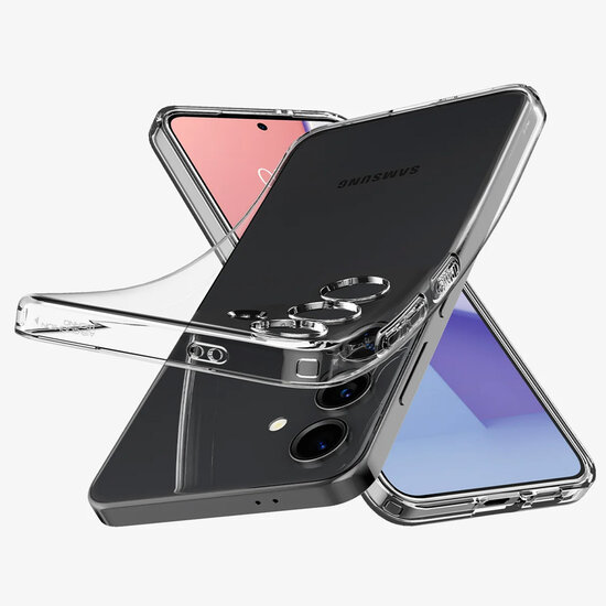 Spigen - Liquid Crystal Backcover voor Samsung Galaxy S24 - Crystal Clear