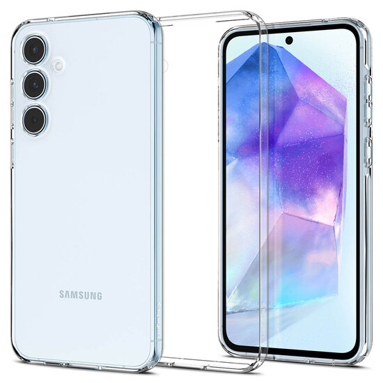 Spigen - Liquid Crystal Backcover voor Samsung Galaxy A55- Crystal Clear