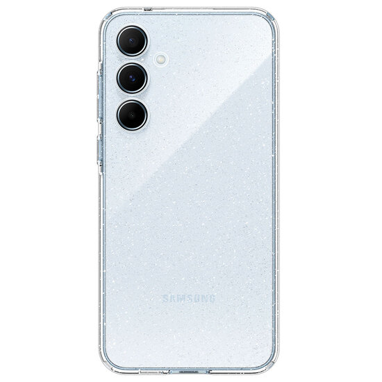 Spigen - Liquid Crystal Backcover voor Samsung Galaxy A55 - Glitter Crystal Quartz