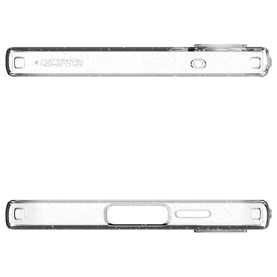 Spigen - Liquid Crystal Backcover voor Samsung Galaxy A55 - Glitter Crystal Quartz