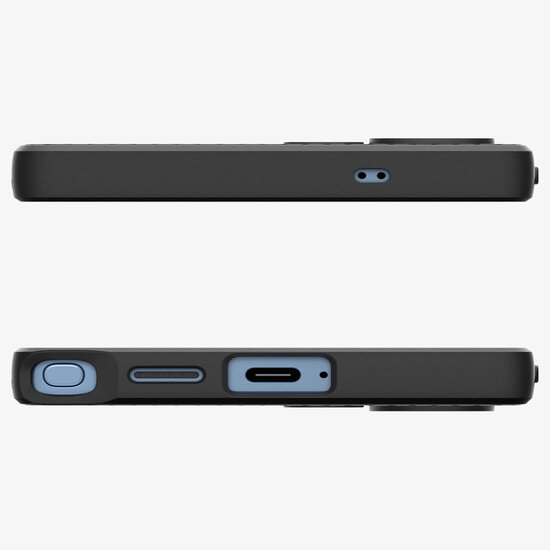 Spigen - Liquid Air Backcover voor Samsung Galaxy S25 Ultra - Matte Black