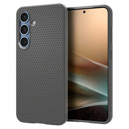 Spigen - Liquid Air Backcover voor Samsung Galaxy S25 Plus - Marble Grey