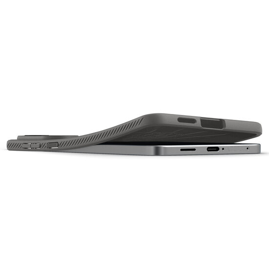 Spigen - Liquid Air Backcover voor Samsung Galaxy S25 Edge - Marble Grey