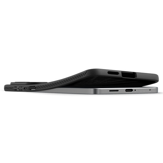 Spigen - Liquid Air Backcover voor Samsung Galaxy S25 Edge - Black