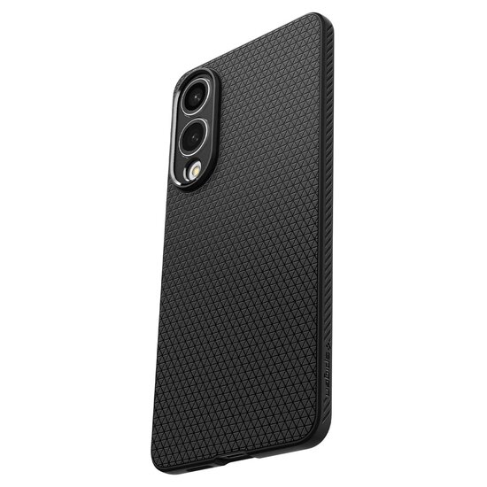 Spigen - Liquid Air Backcover voor Samsung Galaxy S25 Edge - Black