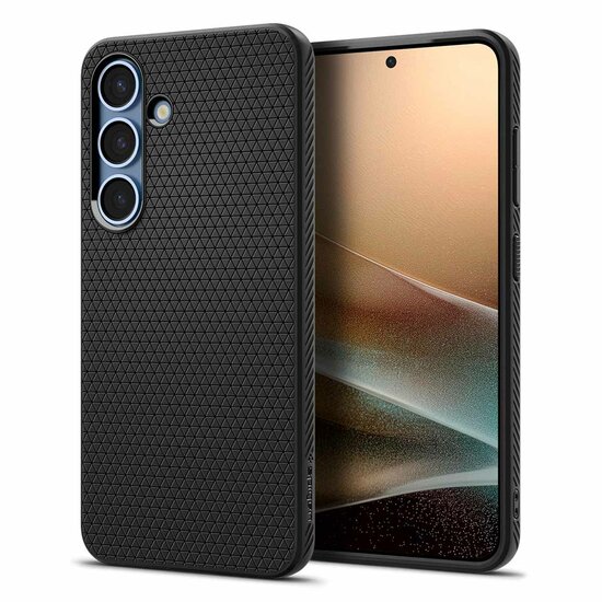 Spigen - Liquid Air Backcover voor Samsung Galaxy S25 - Matte Black