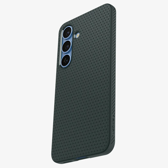 Spigen - Liquid Air Backcover voor Samsung Galaxy S25 - Abyss Green