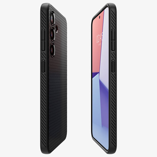 Spigen - Liquid Air Backcover voor Samsung Galaxy S24 Plus - Matte Black