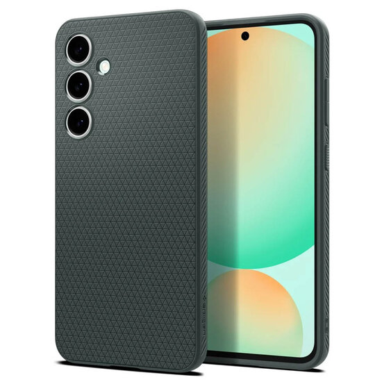 Spigen - Liquid Air Backcover voor Samsung Galaxy S24 FE - Abyss Green