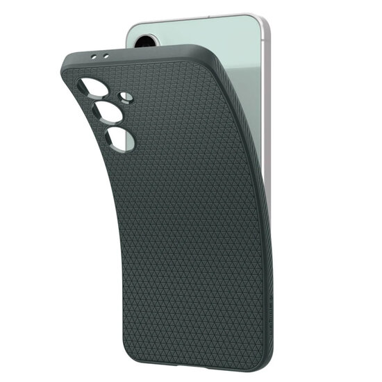 Spigen - Liquid Air Backcover voor Samsung Galaxy S24 FE - Abyss Green