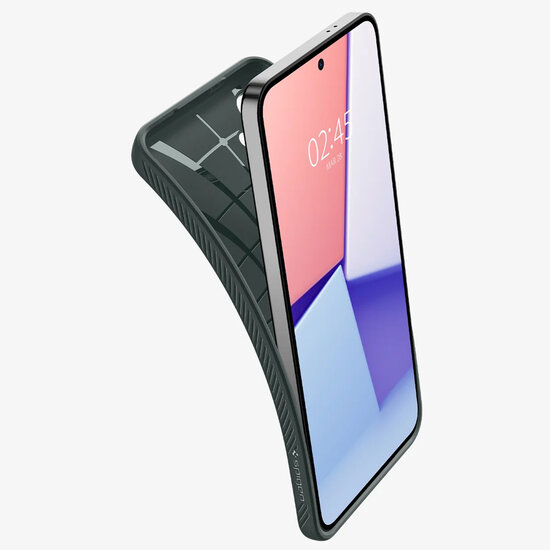 Spigen - Liquid Air Backcover voor Samsung Galaxy S24 - Abyss Green