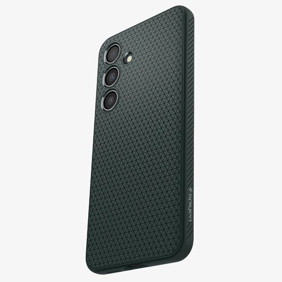 Spigen - Liquid Air Backcover voor Samsung Galaxy S24 - Abyss Green