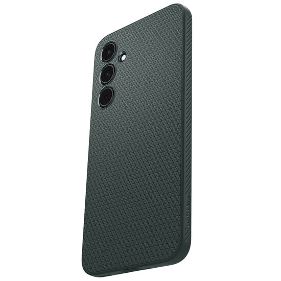 Spigen - Liquid Air Backcover voor Samsung Galaxy A55 - Abyss Green