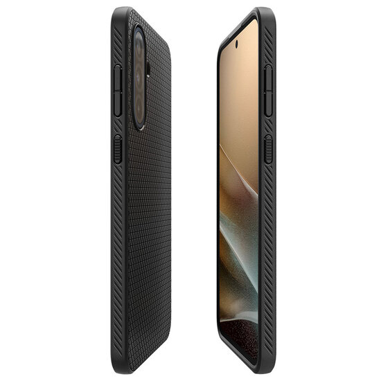 Spigen - Liquid Air Backcover voor Samsung Galaxy A36 - Matte Black