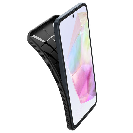 Spigen - Liquid Air Backcover voor Samsung Galaxy A35 - Matte Black