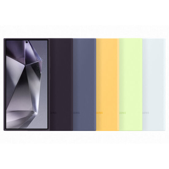 Samsung - Originele Silicone Backcover voor Samsung Galaxy S24 Ultra - Yellow