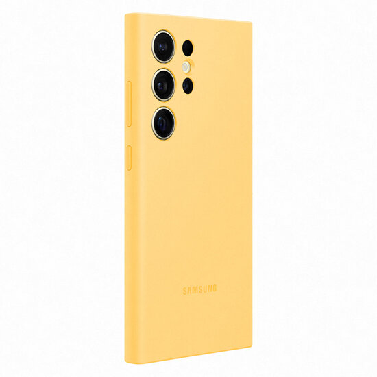 Samsung - Originele Silicone Backcover voor Samsung Galaxy S24 Ultra - Yellow