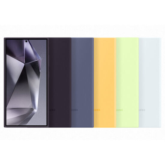 Samsung - Originele Silicone Backcover voor Samsung Galaxy S24 Ultra - White