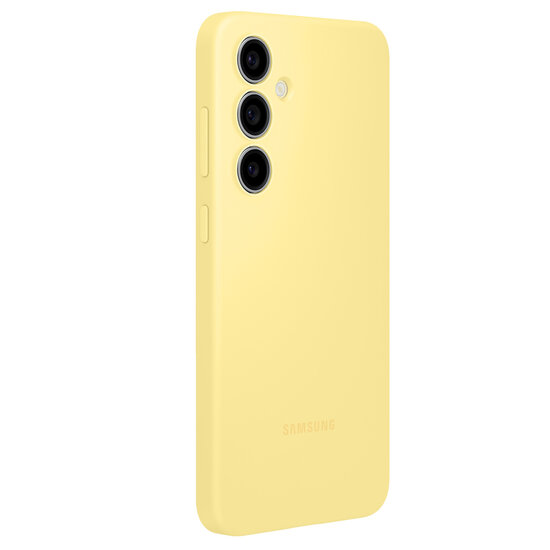 Samsung - Originele Silicone Backcover voor Samsung Galaxy S24 FE - Yellow